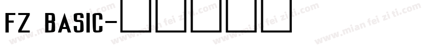FZ BASIC字体转换